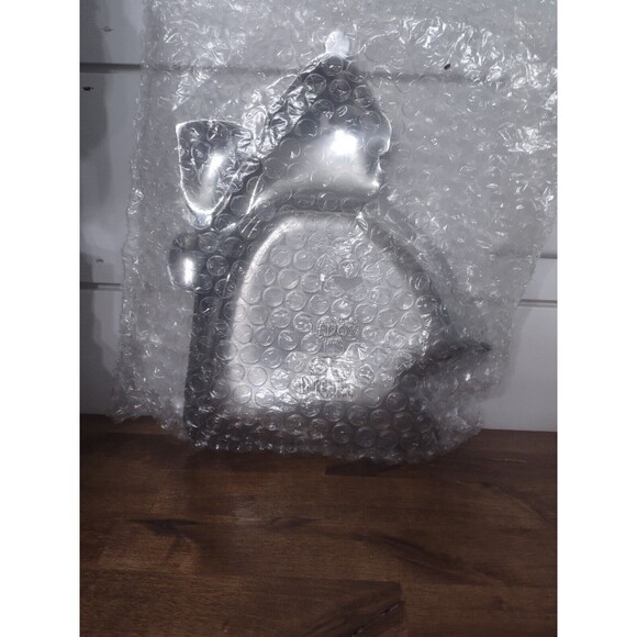 Lenox Yuletide Metal Serveware Snowman Shape Tray Snow Man Serving Holiday - Picture 3 of 6